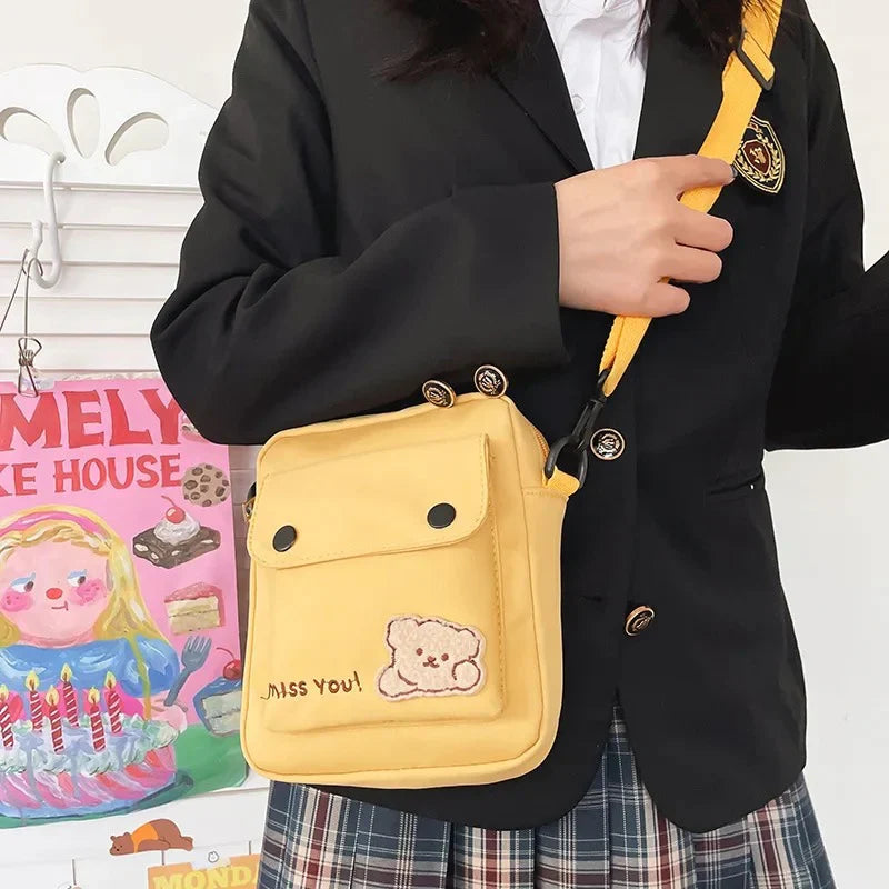 Cartoon Bear Crossbody Bag