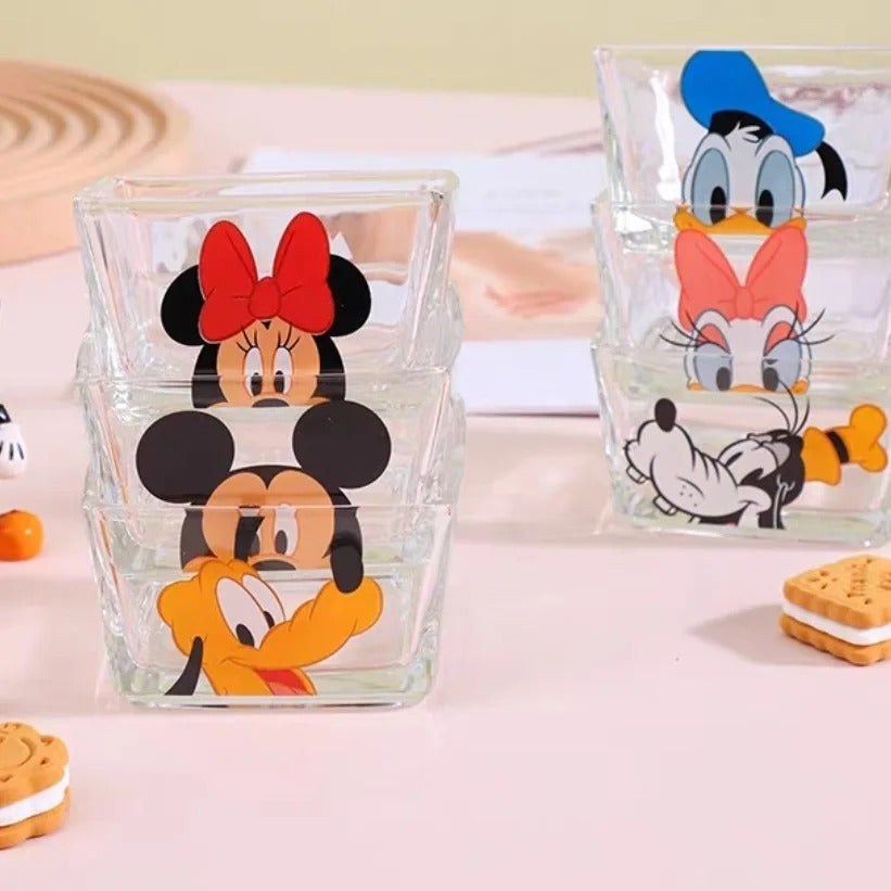 Disney Glass Dessert Bowls – Vibrant &amp; Colorful Prints
