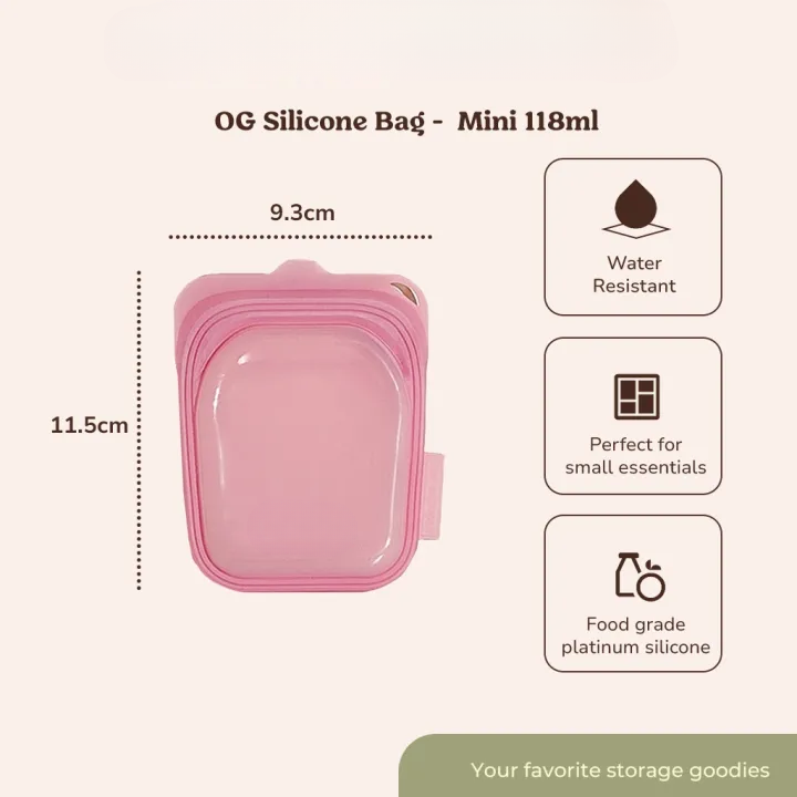 Pocket Size Mini Silicone Bag