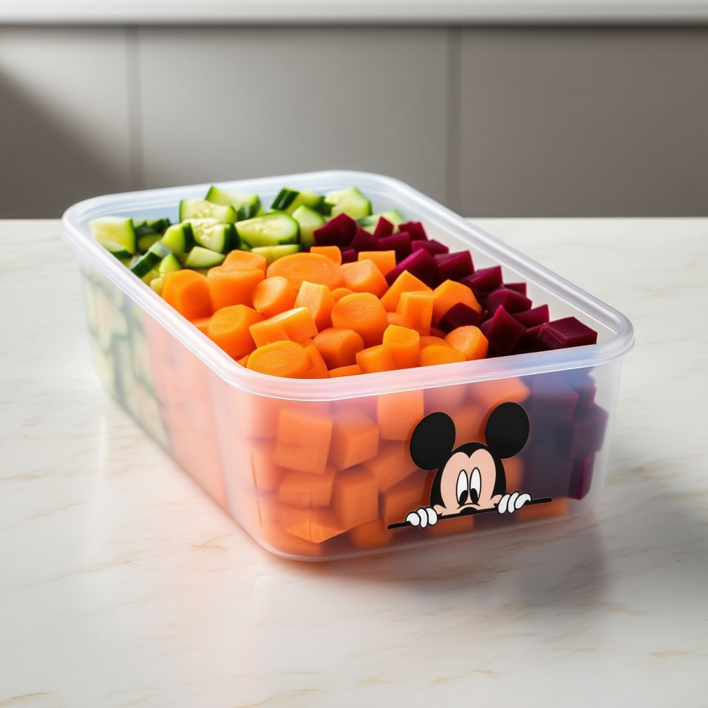 Disney Storage Box – Durable BPA-Free Plastic