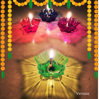 Festival Reflection 3D Diya