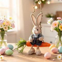Easter Bunny Swing Ornament