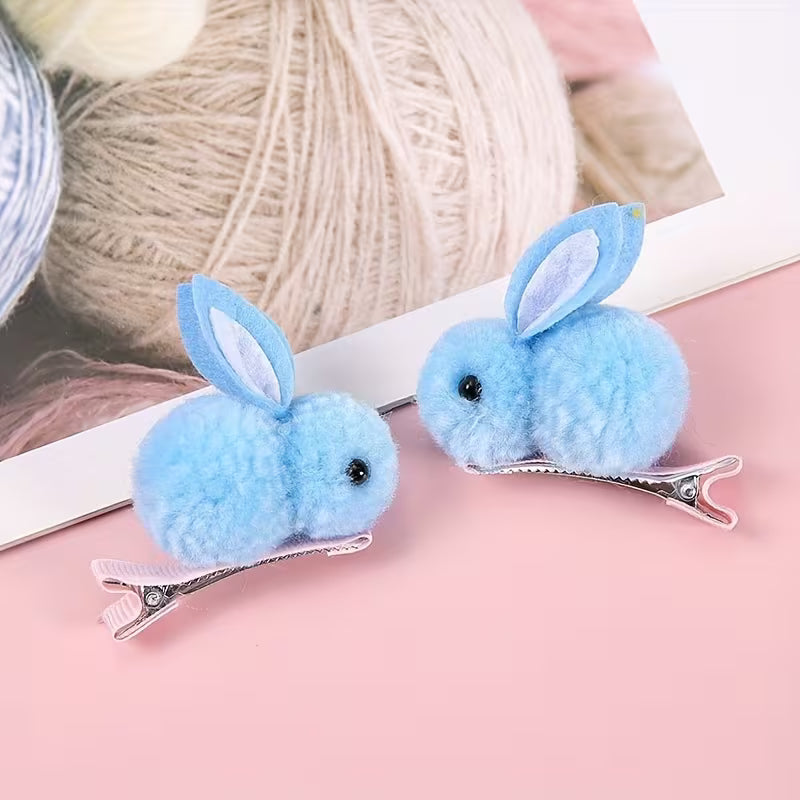 Fluffy Bunny Hair Clips – Thoughtfully made