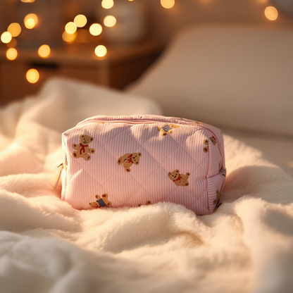 Cute Bear Makeup Pouch