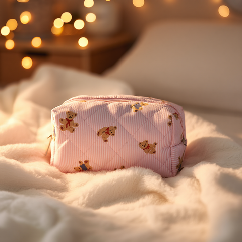 Cute Bear Makeup Pouch