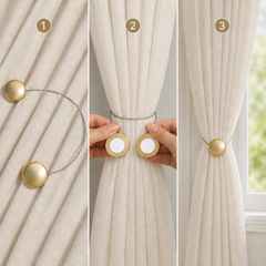 Magnetic Curtain Tiebacks