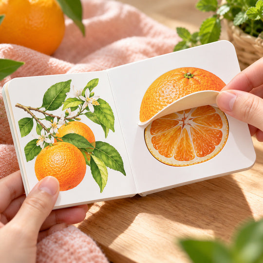 3D Fruit & Vegetable Activity Book – 02-orange-peel