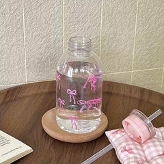 Cute Pink Bow Bottles