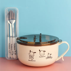 Pochacco Bowl with Spoon