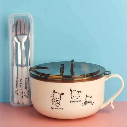 Pochacco Bowl with Spoon
