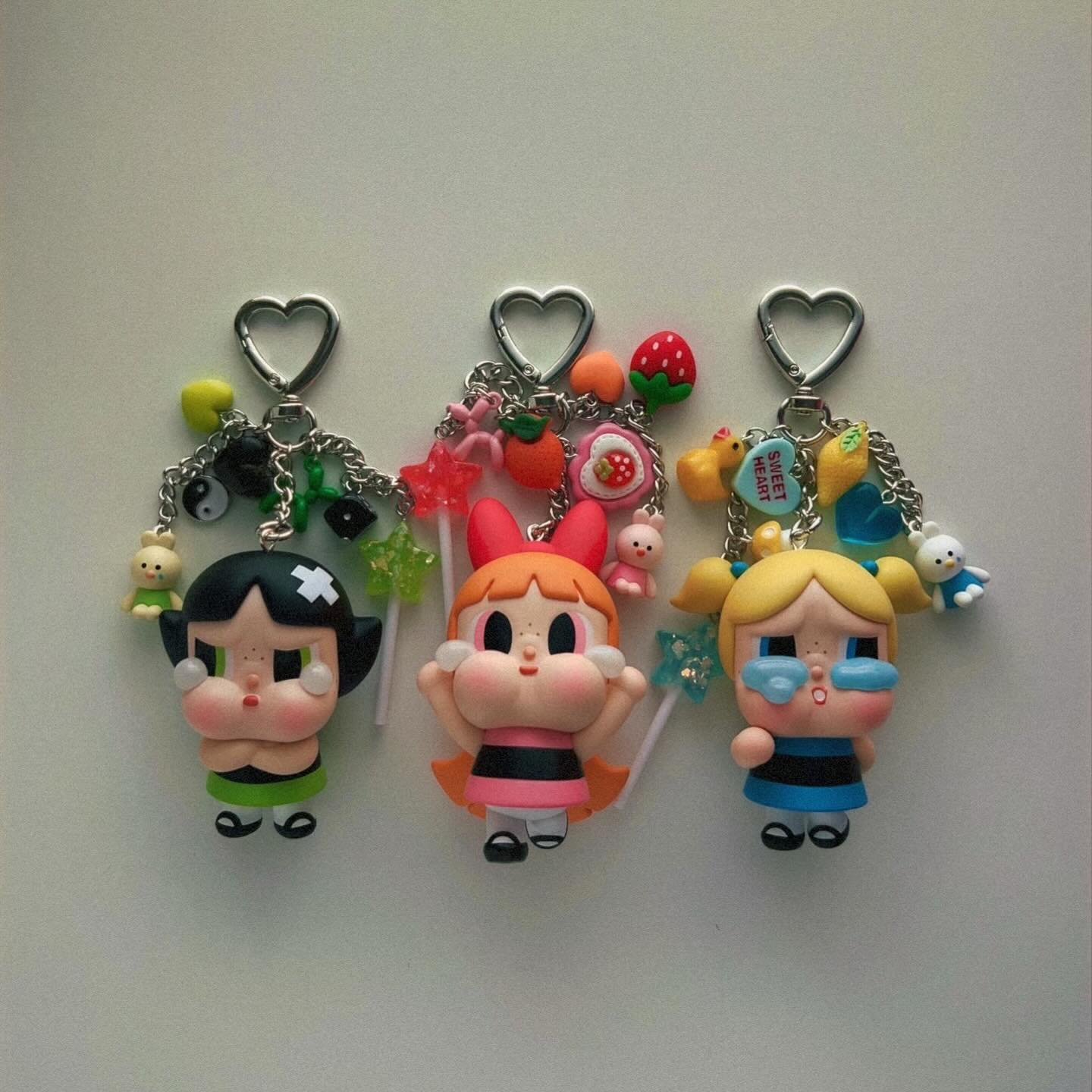 Powerpuff Girls Keychain – Perfect Bag Accessory