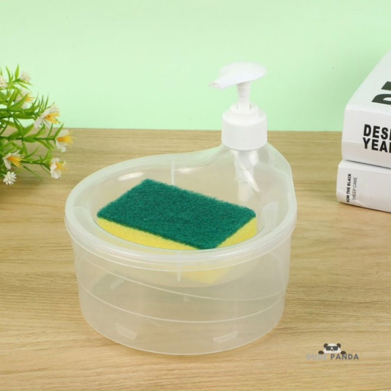 Kitchen Liquid Dispenser (Free Sponge)