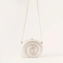 Acrylic Shell Shape Clutch