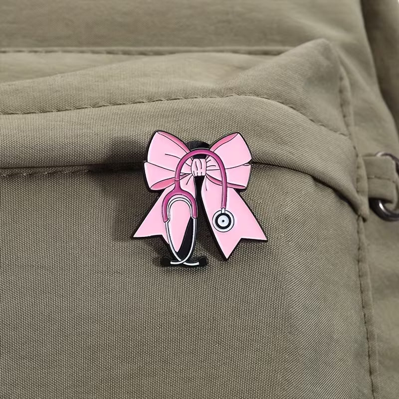 Pink Bow Brooch – Versatile Fashion Piece