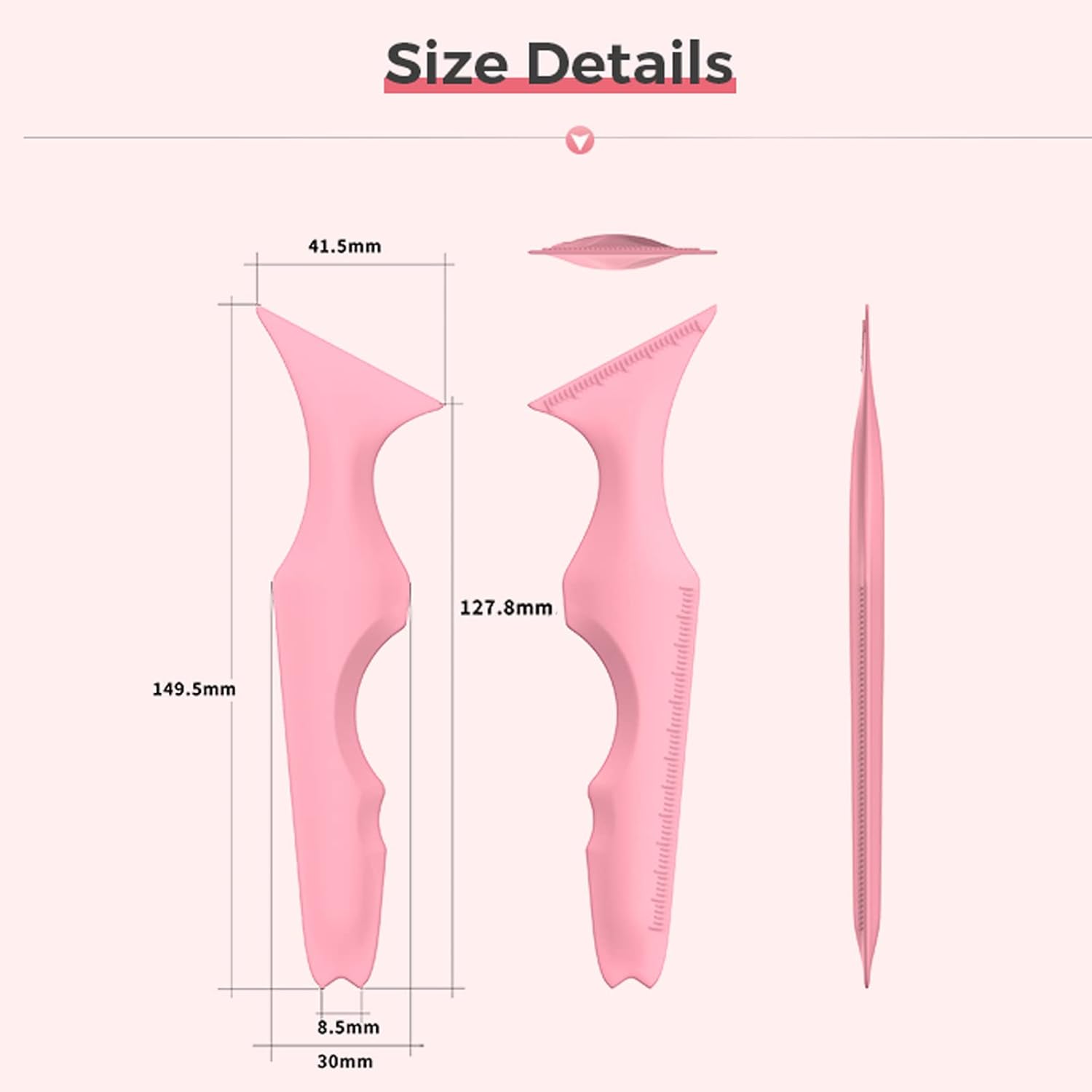 5 in 1 Silicone Make up Tool – Durable & Long-Lasting