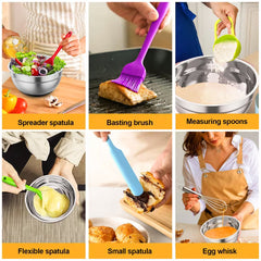 Mixing Bowls Set with Lids 6-Piece