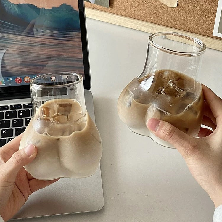 Butt Shaped Glass