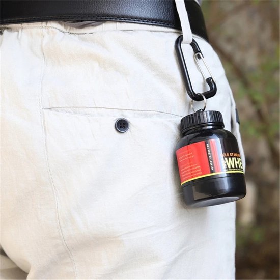 Protein Powder Bottle Keychain