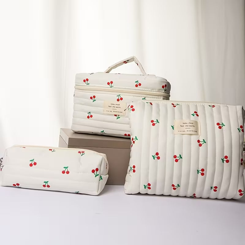Cherry Makeup Bags