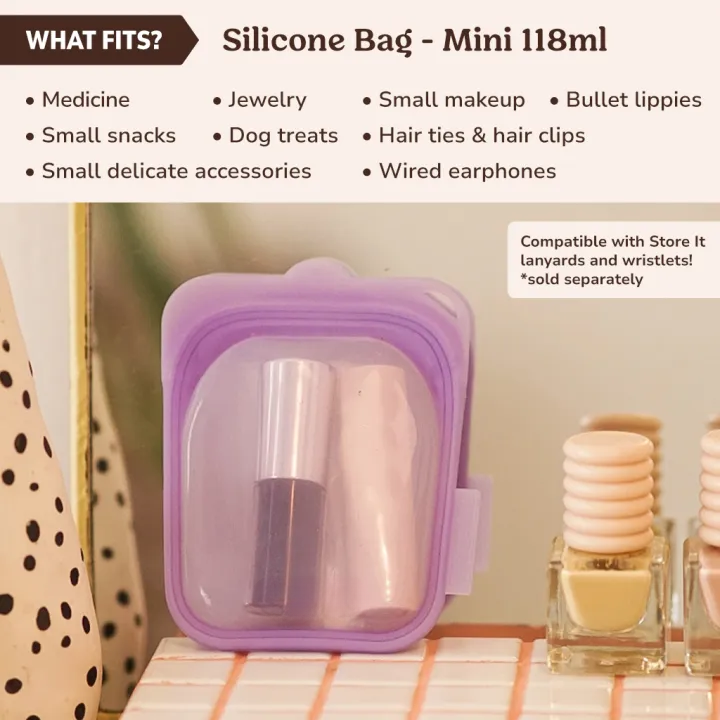 Pocket Size Mini Silicone Bag