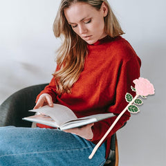 Metal Rose Book Mark