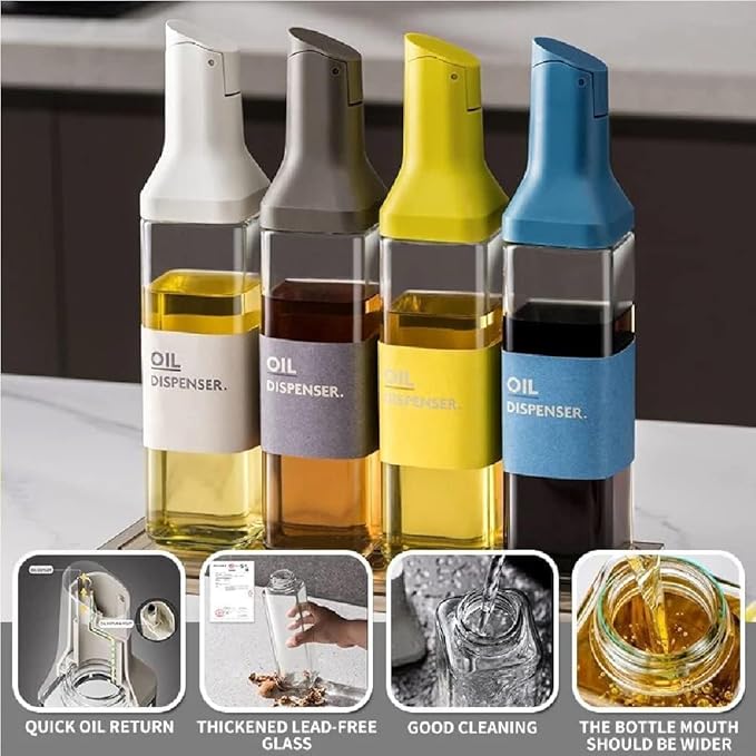 Oil Dispensers Glass Bottles – Multi-Liquid Versatility