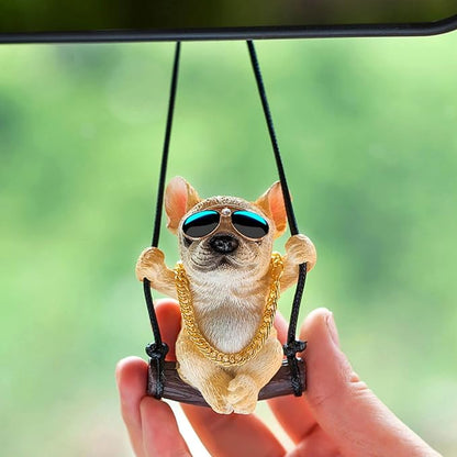 Dog Car Pendant Interior