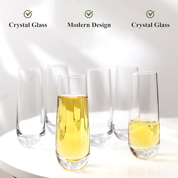 Luxury Crystal Glasses – Clear presentation