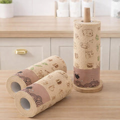 Wood Fiber Reusable Cleaning Towel