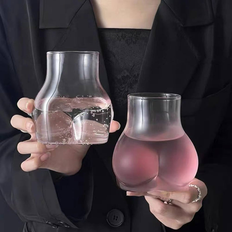 Butt Shaped Glass