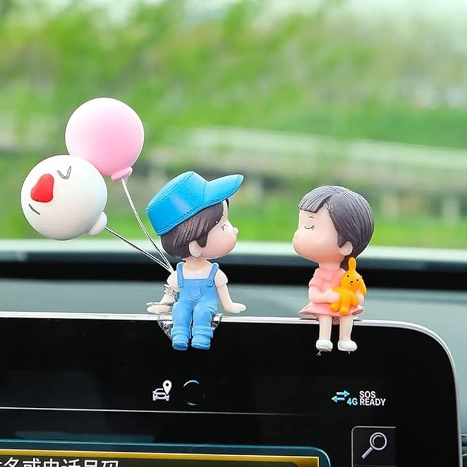 Cute Couple Car Interior Ornament