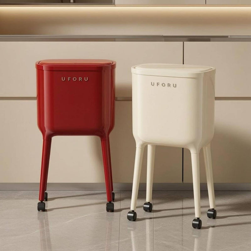 Rolling Trash Bin