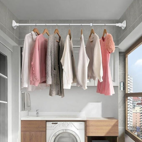 Drill-Free Adjustable Hanging Rod