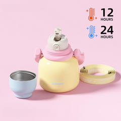 Cute Insulated Bottle With Charm