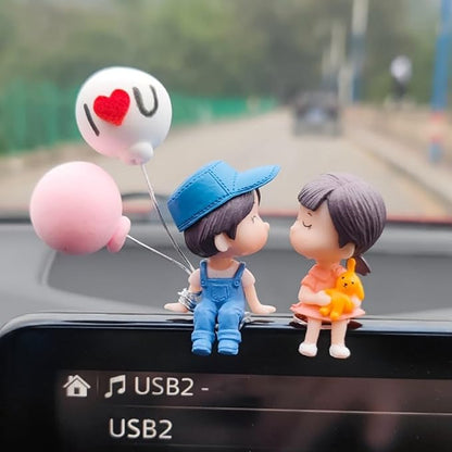 Cute Couple Car Interior Ornament