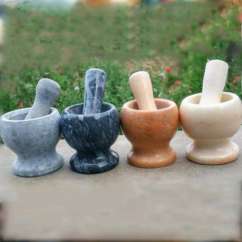 Marble Mortar & Pestle Set