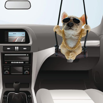 Dog Car Pendant Interior