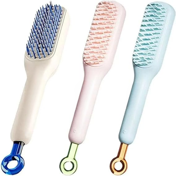 Self Cleaning Hair Brush (Buy1 Get 1 Free)