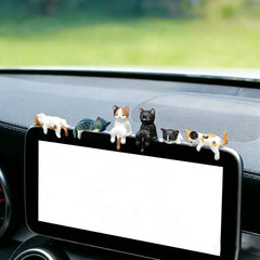 Lazy cat Top Figurines set