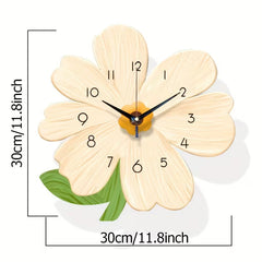 Flower Decorative Wall Clock