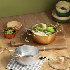 Hammered Cooking Pot with Lid