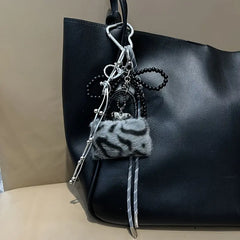 Leopard Print Keychain