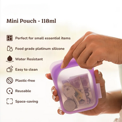 Pocket Size Mini Silicone Bag