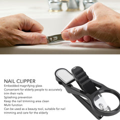 Nail Clippers with Magnifying Glass