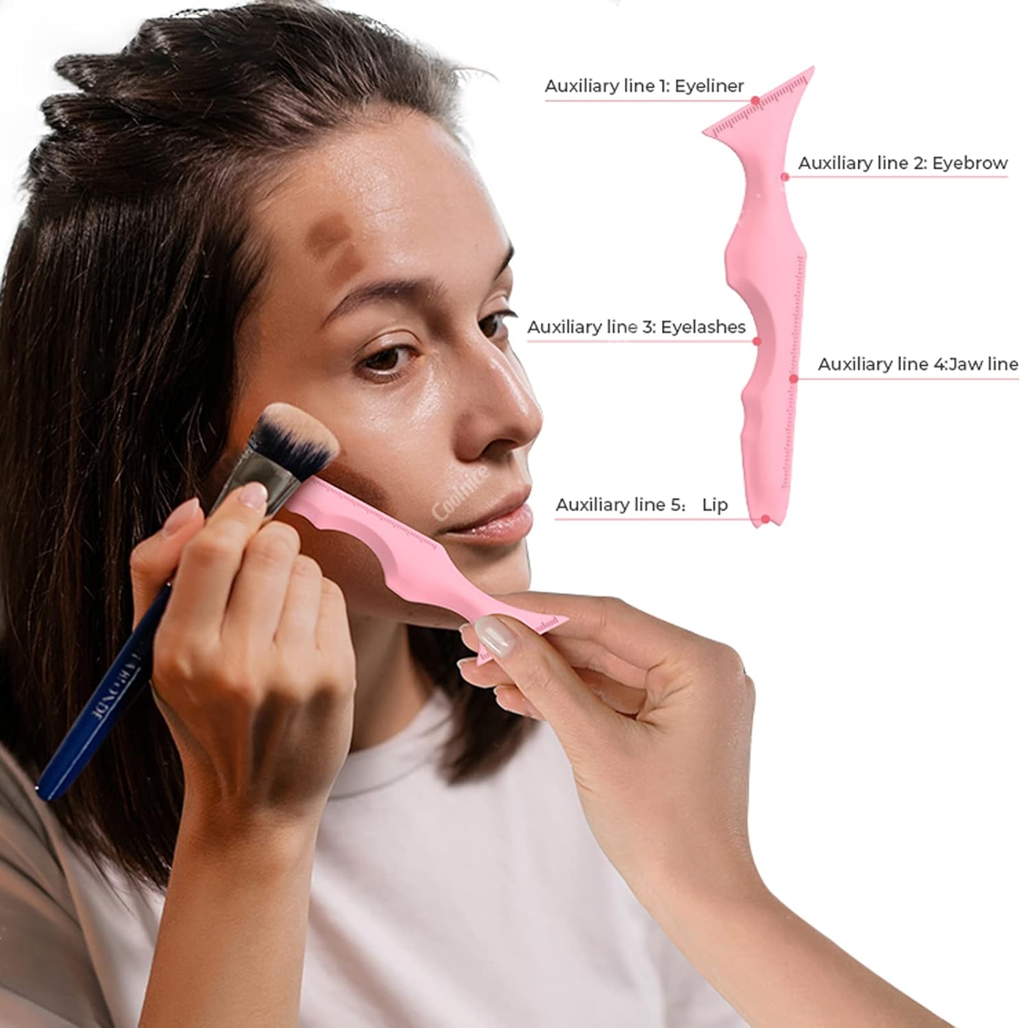 5 in 1 Silicone Make up Tool – Easy to Clean & Reusable