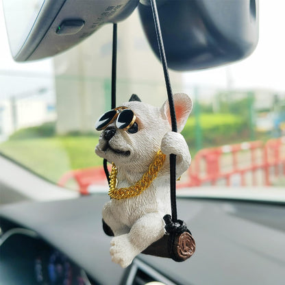 Dog Car Pendant Interior