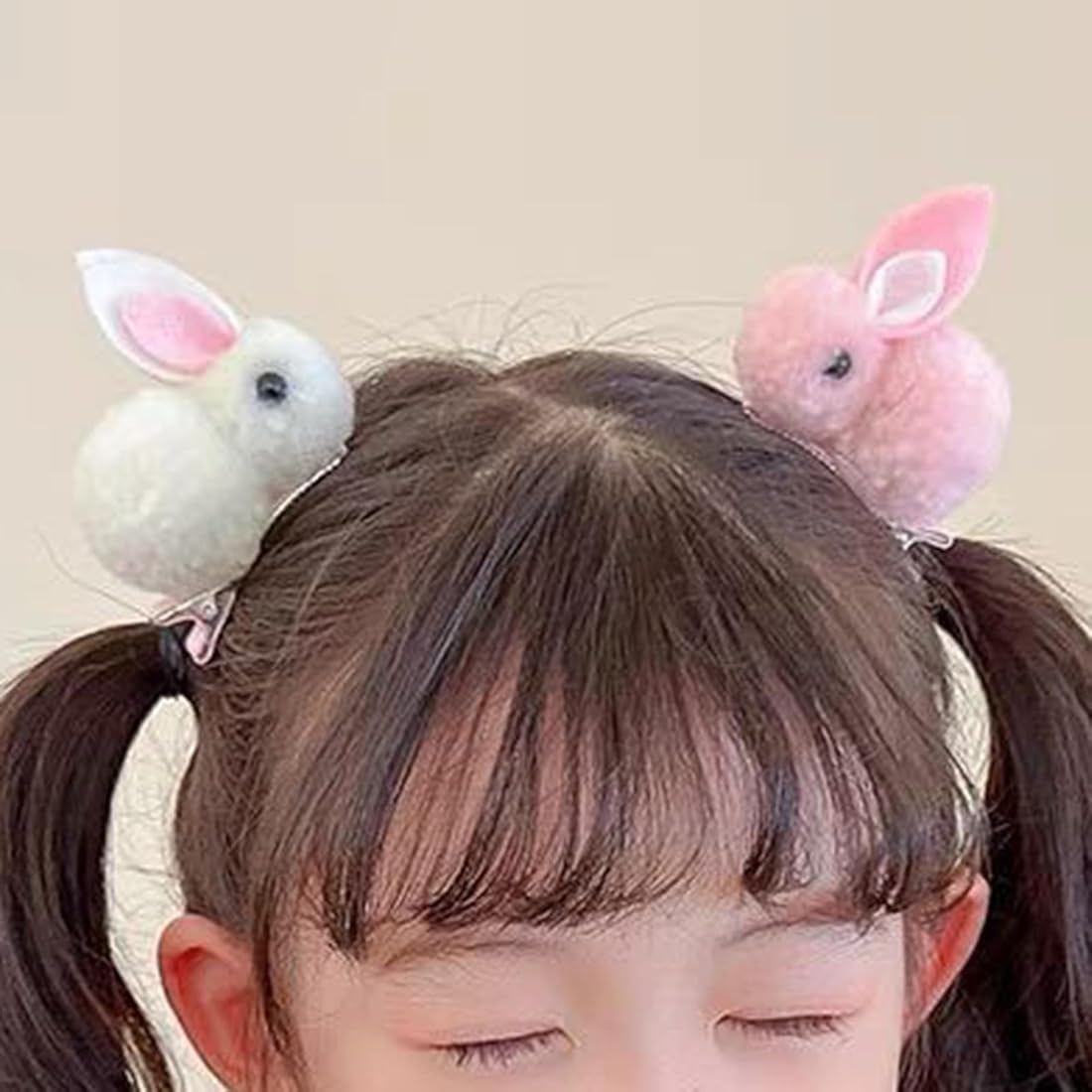 Fluffy Bunny Hair Clips – Thoughtfully made