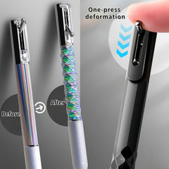 Geometric Crinkle Fidget Pen