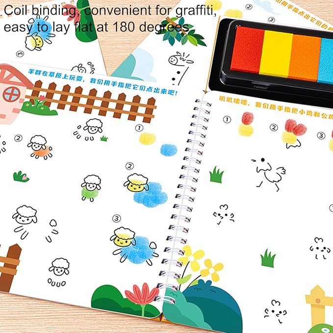 Finger Colouring Book