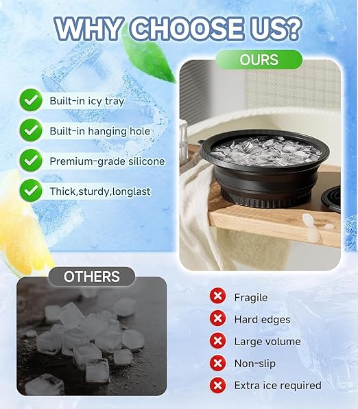 Foldable Ice Facial Bowl